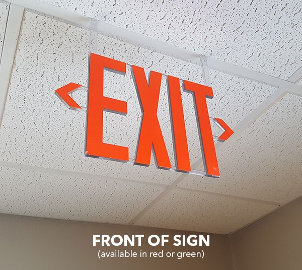 Concealed Emergency Exit Signs